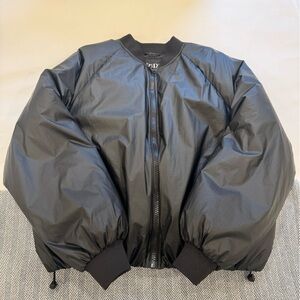 Zara Black Oversized Bomber Jacket